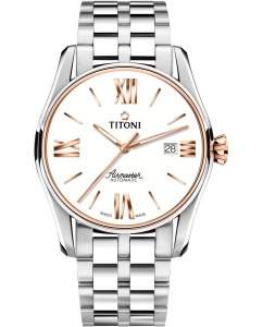 Купить Швейцарские механические наручные часы Titoni 83908-SRG-689 в E-mobi