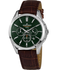 Купить Наручные часы Jacques Lemans 1-1945C с хронографом в E-mobi
