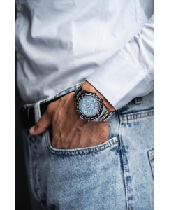 Купить Швейцарские наручные часы Mathey-Tissot H9010CHABU с хронографом  в E-mobi