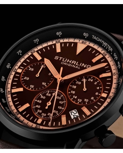 Купить Наручные часы Stuhrling 3986L.5 с хронографом  в E-mobi