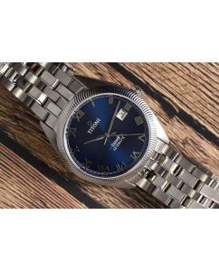 Купить Швейцарские механические наручные часы Titoni 878-S-658  в E-mobi