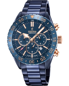 Купить Наручные часы Festina F20576/1 с хронографом в E-mobi