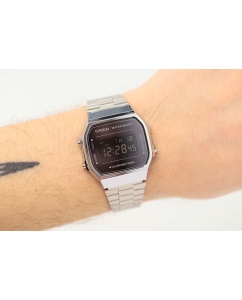 Купить Японские наручные часы Casio Vintage A-168WEM-1E с хронографом  в E-mobi