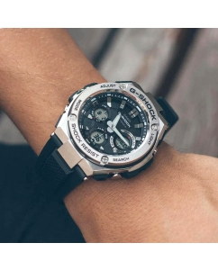 Купить Японские наручные часы Casio G-SHOCK GST-S110-1A с хронографом  в E-mobi