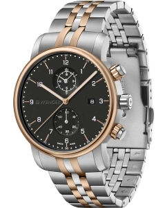 Купить Швейцарские наручные часы Wenger 01.1743.129 с хронографом  в E-mobi