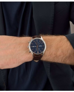 Купить Швейцарские наручные часы Atlantic 64452.41.51R с хронографом  в E-mobi