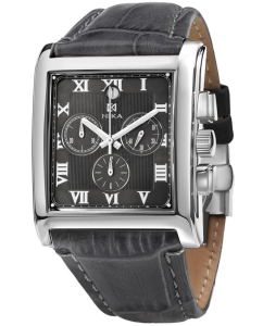 Купить Российские серебряные наручные часы NIKA 1064.0.9.71H.B с хронографом в E-mobi