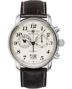 Купить Наручные часы Zeppelin ZEP-76845 с хронографом в E-mobi