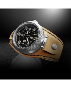 Купить Российские механические наручные часы ATTACHE PILOT-STEEL-BY-BIEGE  в E-mobi