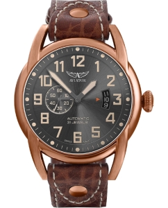 Купить Швейцарские механические наручные часы Aviator V.3.18.8.314.4 в E-mobi