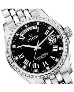 Купить Швейцарские механические наручные часы Titoni 797-S-540  в E-mobi