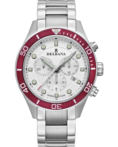 Купить Швейцарские наручные часы Delbana 41701.718.6.066 с хронографом в E-mobi