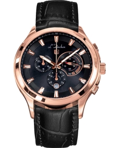 Купить Швейцарские наручные часы L Duchen D742.41.41 с хронографом в E-mobi