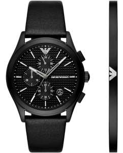 Купить Наручные часы Emporio Armani AR80070SET с хронографом в E-mobi