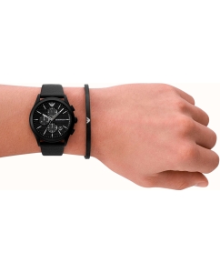 Купить Наручные часы Emporio Armani AR80070SET с хронографом  в E-mobi