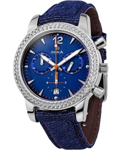 Купить Российские серебряные наручные часы NIKA 1807.2.9.84C.6 с хронографом в E-mobi