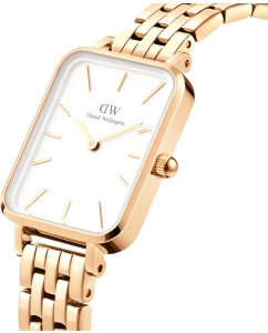 Купить Наручные часы Daniel Wellington Quadro 20x26 5-Link G White  в E-mobi