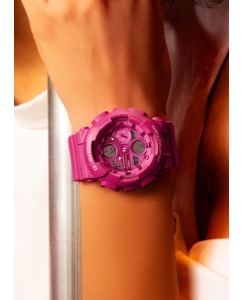 Купить Японские наручные часы Casio G-SHOCK GMA-S140PP-4A с хронографом  в E-mobi