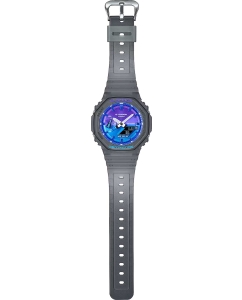 Купить Японские наручные часы Casio G-SHOCK GA-2100FLS-8A2 с хронографом  в E-mobi