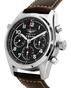 Купить Швейцарские механические наручные часы Longines L3.820.4.53.0 с хронографом  в E-mobi