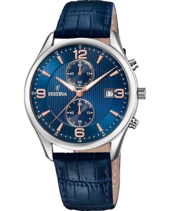 Купить Наручные часы Festina F6855/6 с хронографом в E-mobi
