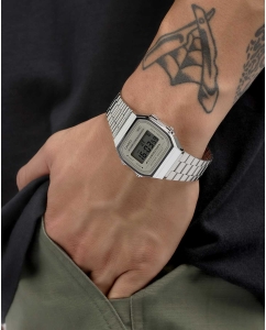 Купить Японские наручные часы Casio Vintage A168WA-8A с хронографом  в E-mobi