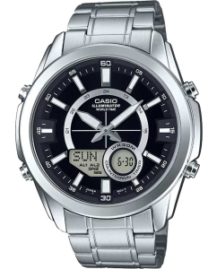 Купить Японские наручные часы Casio Collection AMW-810D-1A с хронографом в E-mobi