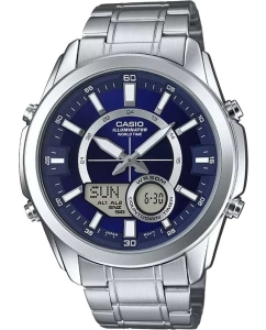 Купить Японские наручные часы Casio Collection AMW-810D-2A с хронографом в E-mobi