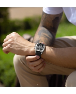 Купить Российские серебряные наручные часы NIKA 1264.0.9.53A с хронографом  в E-mobi