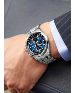 Купить Японские титановые наручные часы Citizen AT8040-57L с хронографом  в E-mobi