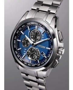 Купить Японские титановые наручные часы Citizen AT8040-57L с хронографом  в E-mobi
