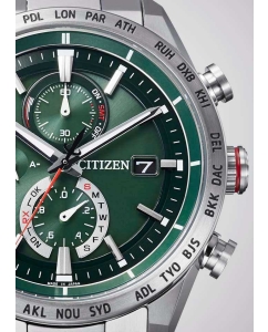 Купить Японские титановые наручные часы Citizen AT8181-63W с хронографом  в E-mobi