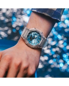 Купить Японские наручные часы Casio G-SHOCK GA-2100BM-7A2 с хронографом  в E-mobi