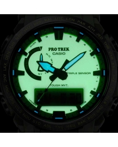 Купить Японские наручные часы Casio Pro Trek PRW-61LD-3 с хронографом  в E-mobi