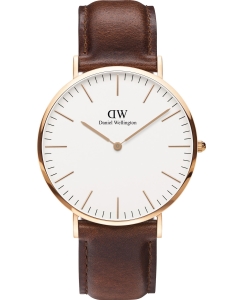 Купить Наручные часы Daniel Wellington Classic 40 St Mawes RG White в E-mobi