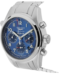 Купить Швейцарские механические наручные часы Longines L3.820.4.93.6 с хронографом  в E-mobi