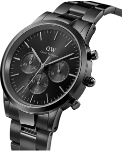 Купить Наручные часы Daniel Wellington Iconic Chronograph 42 Link B Onyx  в E-mobi