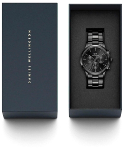 Купить Наручные часы Daniel Wellington Iconic Chronograph 42 Link B Onyx  в E-mobi