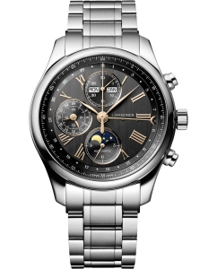 Купить Швейцарские механические наручные часы Longines L2.773.4.61.6 с хронографом в E-mobi