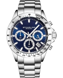 Купить Наручные часы Stuhrling 3960.2-ucenka с хронографом в E-mobi