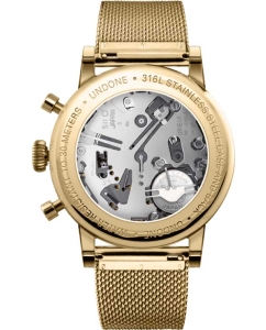 Купить Наручные часы UNDONE URB-VNT-TUX-GLD с хронографом  в E-mobi