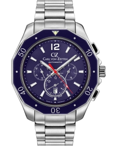 Купить Механические наручные часы Carl von Zeyten CVZ0079BLMS в E-mobi
