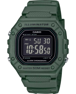 Купить Японские наручные часы Casio Collection W-218H-3B с хронографом в E-mobi