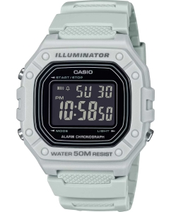 Купить Японские наручные часы Casio Collection W-218H-8B с хронографом в E-mobi