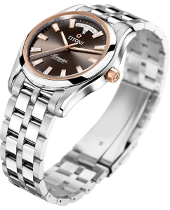 Купить Швейцарские механические наручные часы Titoni 93808-SRG-618  в E-mobi