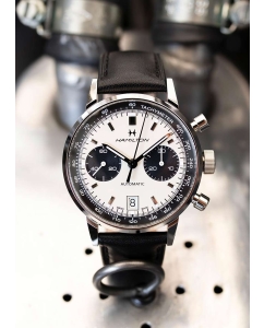 Купить Швейцарские механические наручные часы Hamilton H38416711 с хронографом  в E-mobi