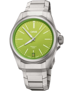Купить Швейцарские механические титановые наручные часы Oris 01-400-7778-7157-SET в E-mobi