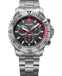 Купить Швейцарские наручные часы Wenger 01.0643.123 с хронографом в E-mobi