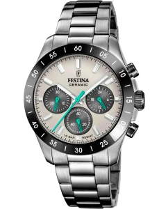 Купить Керамические наручные часы Festina F20703/1 с хронографом в E-mobi