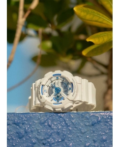 Купить Японские наручные часы Casio G-SHOCK GA-110HDS-7A с хронографом  в E-mobi